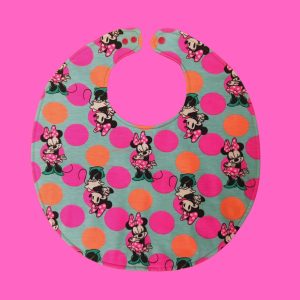Babero Minnie mouse circular