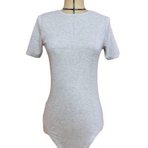 Body liso Gris Claro Talla S/XS