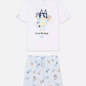 Pijama Bluey, Bandit y Bingo para adulto (XL)
